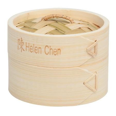- Helen Chen's Asian Kitchen 4-Inch Bamboo Steamers, Set of 2