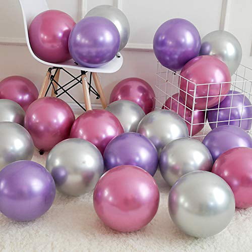 Under the sea Chrome balloons metallic balloon party mermaid party  decorations rainbow party  unicorn party set 12 units 12 assorted