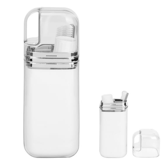 DODAMOUR Travel Toothbrush Holder, Toothbrush Case and Toothbrush Cup with Handle Travel Kit, Large Capacity Toothbrush Toothpaste Storage for Bathroom Business Trip Camping