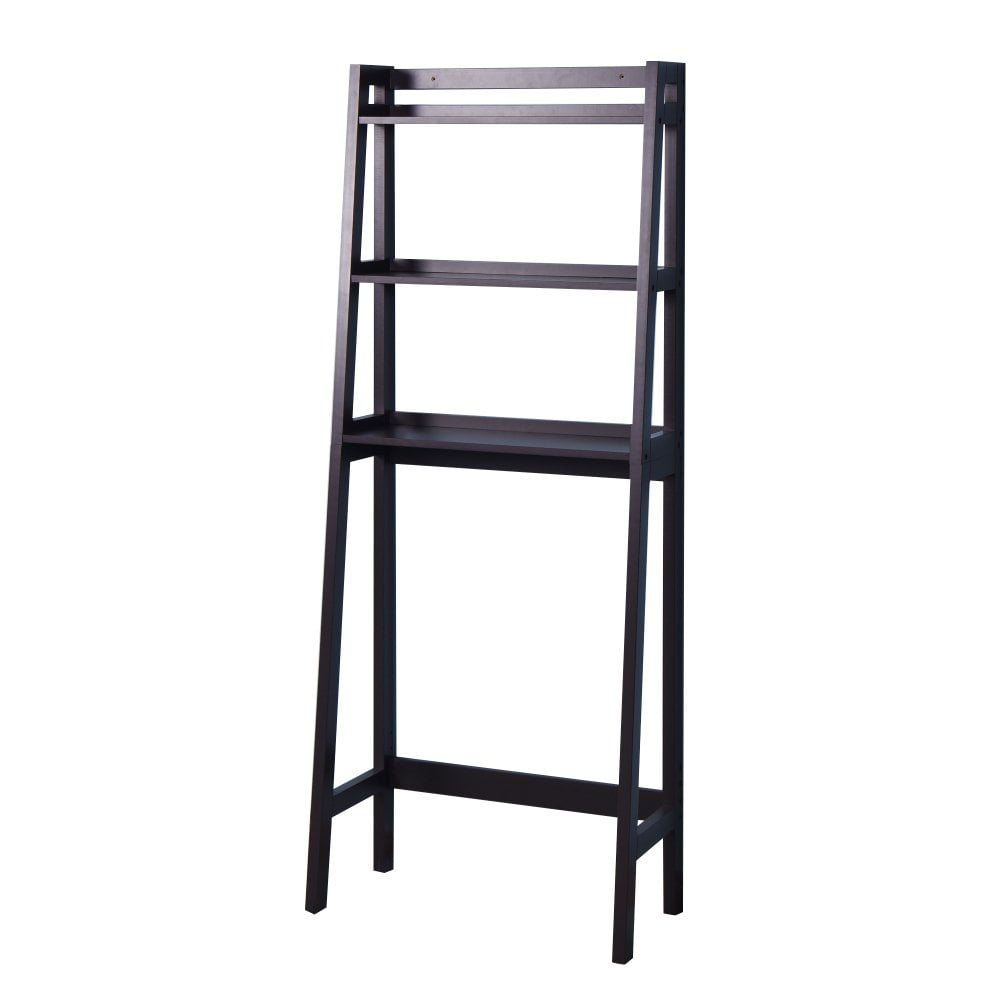 GZXS Over the Toilet Storage, Wooden 3Tier OverTheToilet Rack