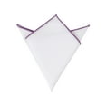 thumbnail image 1 of INSPIRE CHIC Men's Pocket Square Cotton Handkerchiefs for Suits Jacket Lilac One Size, 1 of 4