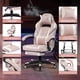 thumbnail image 5 of Garvee Gaming Silla, Reposapiés Retráctil, Lumbar y Reposacabezas Ajustables, Rosa, 5 of 8