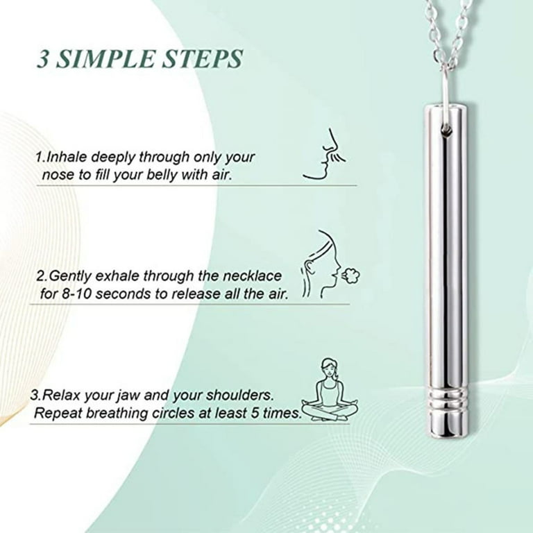Mindful sale breathing necklace