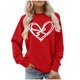 thumbnail image 1 of TaTaai Hoodies Shirts for Women Early Fall Long Sleeve Tops Vintage Graphic Outfits Tops Fashion Pullover Tees Gift, 1 of 5