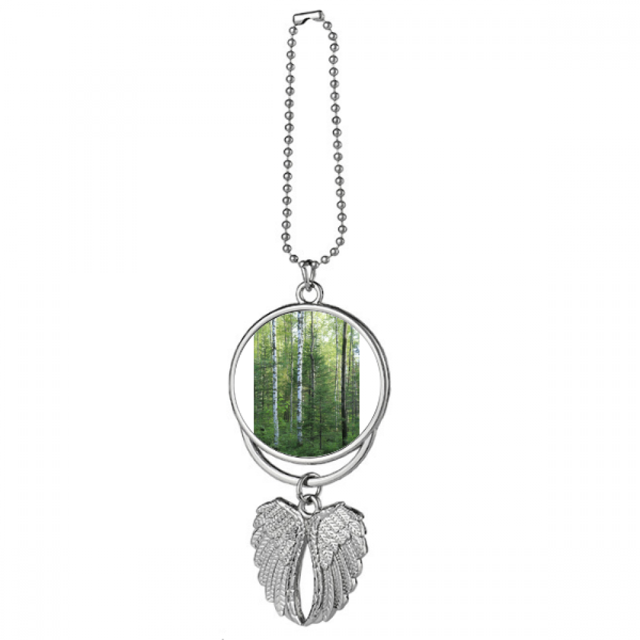 Changbai Mountain Gray White Fir Silver Wing Car Pendant Decoration