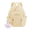 thumbnail image 3 of Mochilas juveniles informales de nailon sólido con compartimento interior 2024, bolsos suaves de alta calidad para mujeres, mochila escolar con bolsillo interior con cremallera, 3 of 5