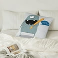 thumbnail image 6 of LNWH Decorative Pillow Covers, Cartoon Devil Monster Square Sofa Decorative Knit Pillow Case, 20"x20", 6 of 8
