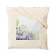 thumbnail image 2 of CafePress - Flowers With Butterflies Tote Bag - Unisex Canvas Tote Bag, Beige, 1-Piece, 2 of 8