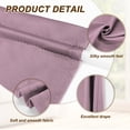 thumbnail image 3 of 1 PC Cortina para puerta francesa, 25" x 79" Cortinas térmicas aislantes de energía, drapeado de poliéster con bolsillo de varilla para tratamientos de ventanas de cocina y puerta de entrada, Rosa, 3 of 6
