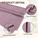 thumbnail image 3 of 1 PC Cortina para puerta francesa, 30" x 40" Cortinas térmicas aislantes de energía ahorradora de poliéster con bolsillo de varilla para tratamientos de ventanas de cocina y puerta de entrada, Rosa, 3 of 6