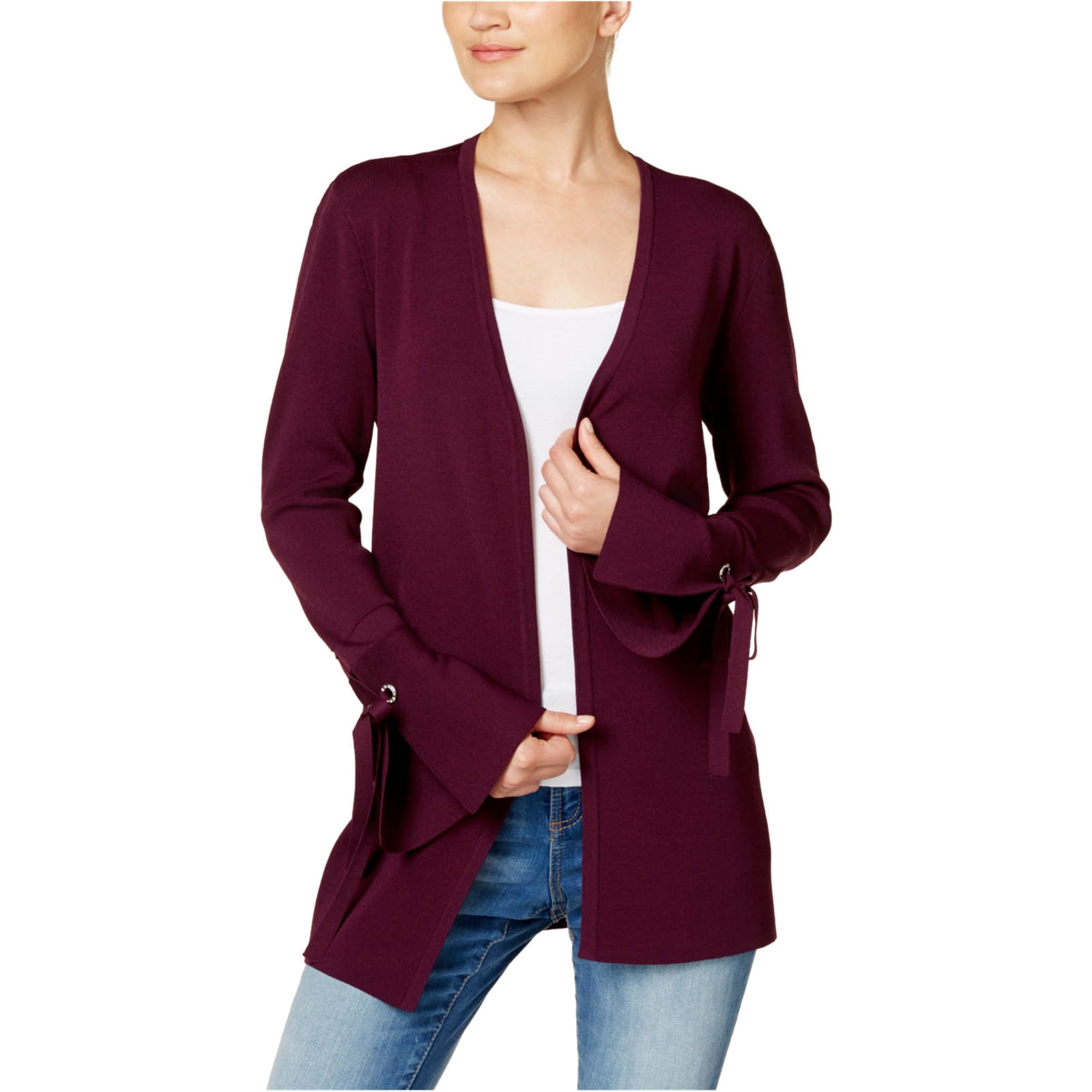 womens tie cardigan