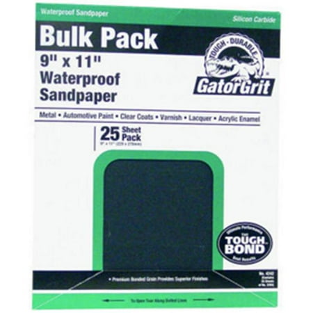 

Ali Industries 3280 9 x 11 in. Sandpaper Sili Cab 600 Pack Of 25