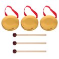 thumbnail image 1 of 3 Sets Gong with Mallet Copper Gong Traditional Chinese Percussion Instrument Gong Instrument Chinese Traditional Percussion Instrument, 1 of 8