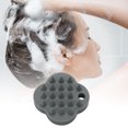 thumbnail image 2 of Unique Bargains 1 Pc Hangable Hair Brush for Head Massage 2.95"x2.95"x0.98" Gray, 2 of 6