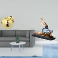 thumbnail image 2 of Escultura de frutas, figura de cerámica, bailarina de ballet, adorno, colección artesanal, delicada estatua de bailarina, decoración para porches, res, 2 of 8