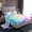 Watercolor, variant on jejeloiu Abstract Rainbow Stripe Twin Sheet Sets,Moon Stars Pattern Bedding For Girl Kids 3pcs