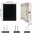 thumbnail image 2 of White Shadow Box Frame Real Glass Window Door with Hinge 11 x 14, 2 of 6