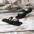 thumbnail image 6 of Viluyesy Womens Slippers Comfortable Non-Slip Flat Bottom Womens Footwear Black Size 40, 6 of 10