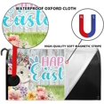 thumbnail image 5 of Happy Easter Mailbox Cover Painting Easter Egg Cute Bunny Spring Floral Blossom Magnetic Mailbox Covers Rustic Wood Grain Mail Box Wrap Post Box Cover Outdoor Farmhouse Easter 18x21 Inch, 5 of 6