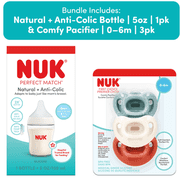 NUK Perfect Match Baby Bottle & NUK Comfy™ Orthodontic Pacifiers
