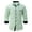 Green, variant on Men's Business Dress Shirts Long Sleeve Slim Fit Button Down Shirt Men Turndown Collar Tops with Pocket