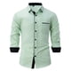 thumbnail image 1 of Blusa y camisa de manga larga con cuello vuelto para hombre, blusa informal de moda con cuello vuelto, camisa transpirable de manga larga, blusa para hombre, 1 of 8