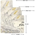 thumbnail image 2 of Bath Rug Runner 20x59 inch Beige Marble Velvet Bath Mat Non-Slip Modern Long Bathroom Rug Soft Luxury Microfiber Machine-Washable Floor Rug Carpet for Tub Shower, 2 of 6
