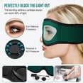 thumbnail image 6 of MUSICOZY Sleep Headphones Breathable Bluetooth Headband 3D Sleeping Headphones, Wireless Music Eye Mask Sleep Earbuds for Side Sleeper Women Office Air Travel Cool Tech Gadgets Unique Gifts Green, 6 of 7