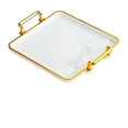 thumbnail image 2 of Rongfmy Coffee Table Decor Tray with Handles Tea Fruit Storage Tray for Coffee Table White, 2 of 9