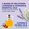 thumbnail image 3 of Dr Teal's Moisturizing Bath & Body Oil, Moisture + Sleep Blend with Melatonin & Essential Oils, 8.8 fl oz., 3 of 8
