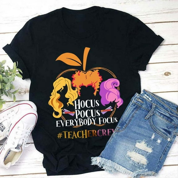 Everybody Focus T-Shirt, Funny Teacher School Shirt, Back to School Classroom Tee, Motivational Unisex Shirt for Students and Educators