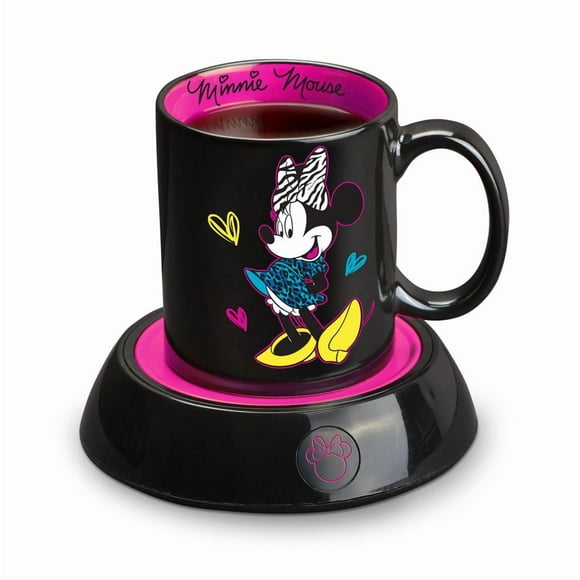 Calentador de tazas Disney Minnie Mouse de 350 ml con taza de 120 V 25 W