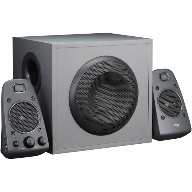 Logitech PC Speaker for PC Z625 Black Stereo 2.1ch Subwoofer Included