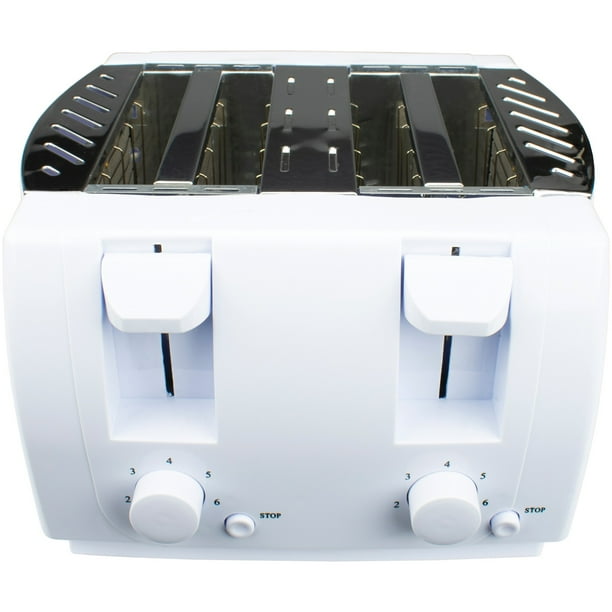 Cool Touch 4 Slice Toaster, White