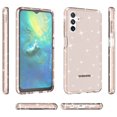thumbnail image 3 of Glitter Clear Case for Samsung Galaxy A14 5G, Shining Sparkle Military Grade Soft TPU Anti-Scratch Shockproof Cover Full Coverage Non-Yellowing Non-Slip Translucent Slim Lightweight Case,Gold, 3 of 5