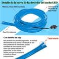thumbnail image 3 of Tira de Luces LED para Coche Azul Cable de Neón 5m 12V con Modo de Música, 3 of 7