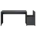 thumbnail image 2 of vidaXL Coffee Table High Gloss Grey 90x45x35 cm Engineered Wood, 2 of 4