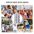 thumbnail image 6 of Naloa Seahorses and Hearts Basketball Jersey Reversible Men's Mesh Athletic Sports Shirts Training Practice S-4XL4X-Large, 6 of 6