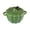 Dark Green, variant on Pumpkin Dutch Oven, Mini Ceramic Casserole Dish with Lid, Pottery Baking Dish for Soufflés and Sides, Cute and Functional for Tabletop Serving (Green)