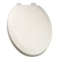 thumbnail image 2 of Highcraft Elongated Wood Toilet Seat With Cover – White – Traditional Bathroom 2 of 5