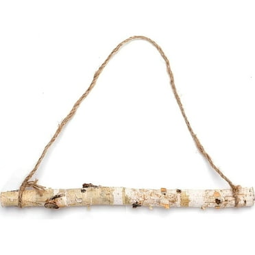 15-Inch White Birch Logs for Decoration - Decorative Farmhouse Home Wall Hanging Decor (15 Inch)
