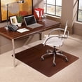 thumbnail image 2 of Trendsetter Rectangle Chair Mat for Medium Pile Carpet, 36 in. x 48 in., Dark Cherry Woodgrain, 2 of 8