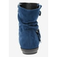 thumbnail image 3 of Comfortview Adeline Bootie Short Ankle Boot Faux Suede Women's Winter Shoes (Wide Widths Available), 3 of 7