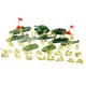 thumbnail image 5 of 52x Modelo Figuras Playset Coleccionables, Miniaturas Modelo Hombres Figuras con Tanque Vehículo Accesorios para Niños Niños Niños A Hugo Juego de soldado, 5 of 10