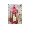 thumbnail image 4 of Smart Solar - San Nicola Triple LED Candle Lantern-Red, 4 of 7