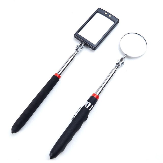 Espejo de Inspección Flexible oso de fresa con Luz LED 360 Grados