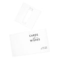 thumbnail image 3 of Koyal Wholesale Sturdy White Wedding Day Card Box Modern Minimal Cards and Wishes Wedding Card Box The Mr. and Mrs., 3 of 5