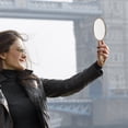 thumbnail image 2 of MOVTOTOP Vintage Portable Handheld Mirror Makeup Vanity Mirror for Women, 2 of 7