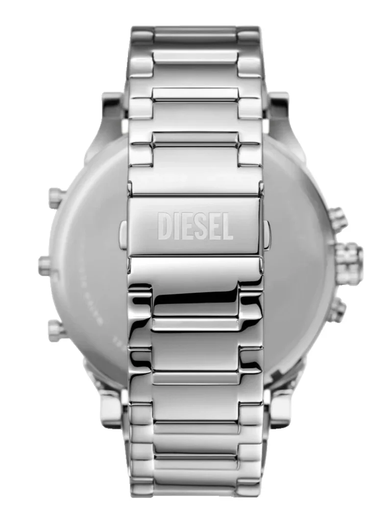 DIESEL DZ741 腕時計 シルバー/ホワイト Diesel Mr Daddy 2.0 Dz7482 Chronograph Silver Tone Dial Bracelet