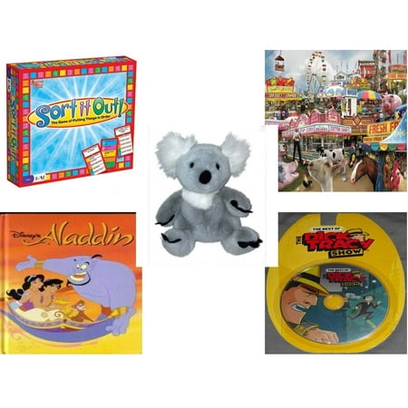 Children's Gift Bundle [5 Piece] -  Sort It Out!  - White Mountain s Country Fair   - Build A Bear  Koala Bear 12